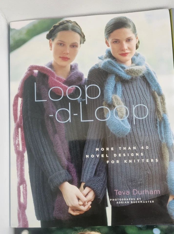 6 Knitting books Loop-d-Loop, Peruvian, Reversible, Byond Wool, Scarf, New Direc - Image 2 of 4