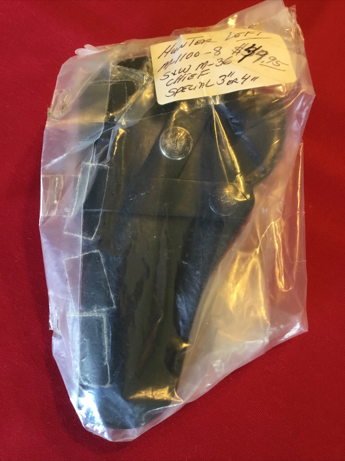 Hunter Leather Model 1100 G- 8 L Black Holster for  Charter Arms,Colt Cobra,H&R 