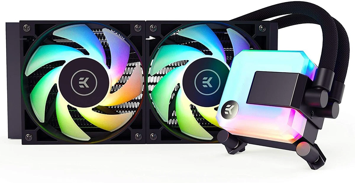 EK Water Blocks 240mm AIO Cooler D-RGB All-in-One CPU Cooler (EK-AIO 240  D-RGB)