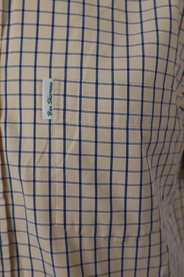 Ben Sherman Camisa Hombre Algodón Talla S Casual Vintage Shirt - Imagen 2 de 4