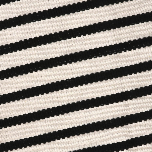 Black and White Striped Outdoor Rug Runner 24"X51" Layering Doormat Farmhouse Fr - Picture 5 of 12