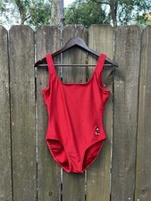 1990s Vintage Disney World Embroidered Mickey Mouse One Piece Swimsuit - Womens