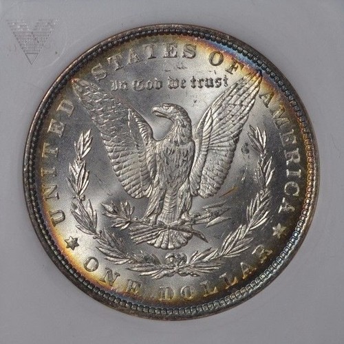 1896 MORGAN DOLLAR / MS 65 / ANACS 328821 / MIRROR AND FROST / SUPER SHARP - Bild 2 von 9