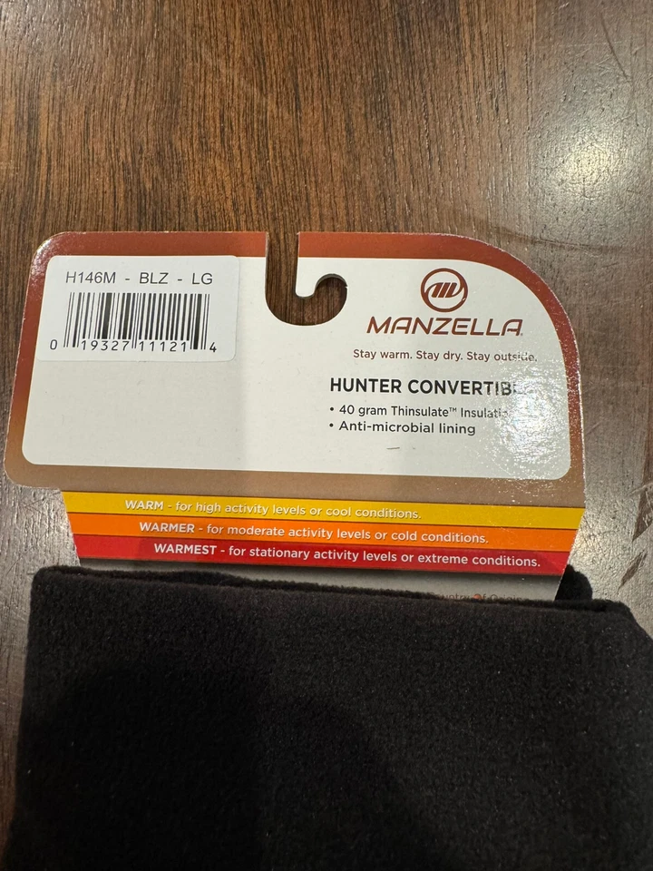 Manzella Hunt Hunter Convertible H146M-BLZ-LG - Image 3 of 3