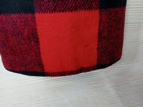 ~New Tree Skirt Christmas Buffalo Plaid Flannel Red & Black Lodge Woodland Cabin - Picture 4 of 7