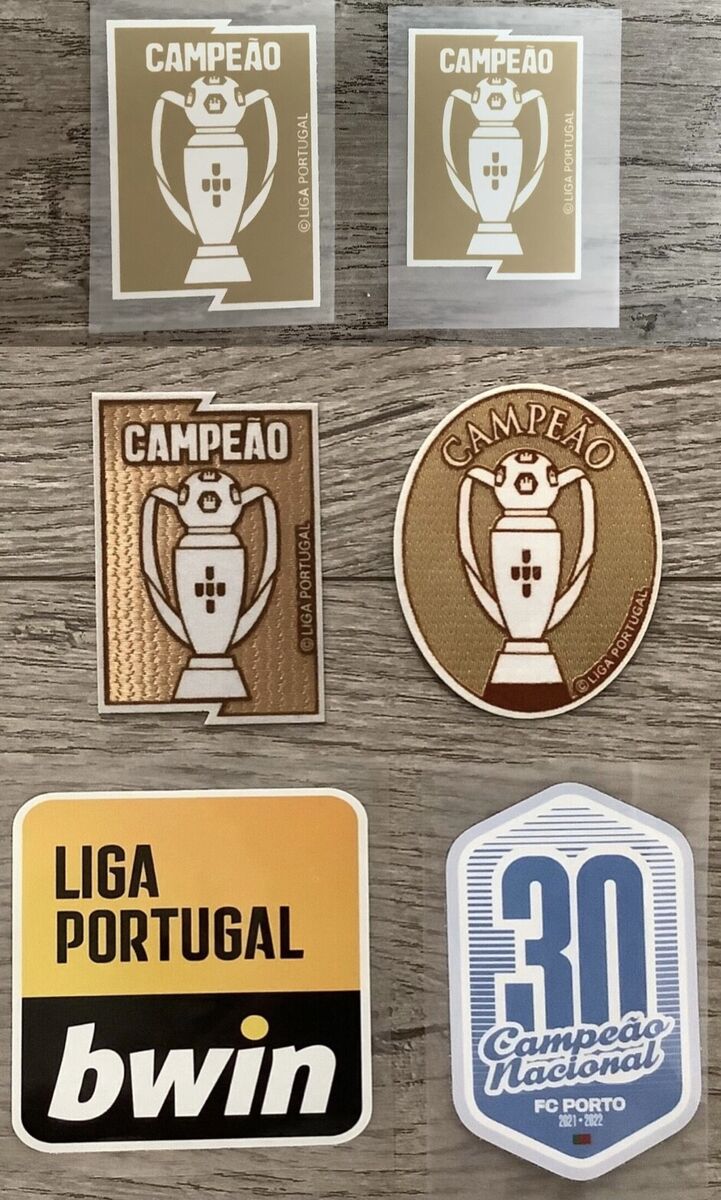 2021-22 LIGA PORTUGAL & CAMPEAO Sponor BWIN Badge Patch Set