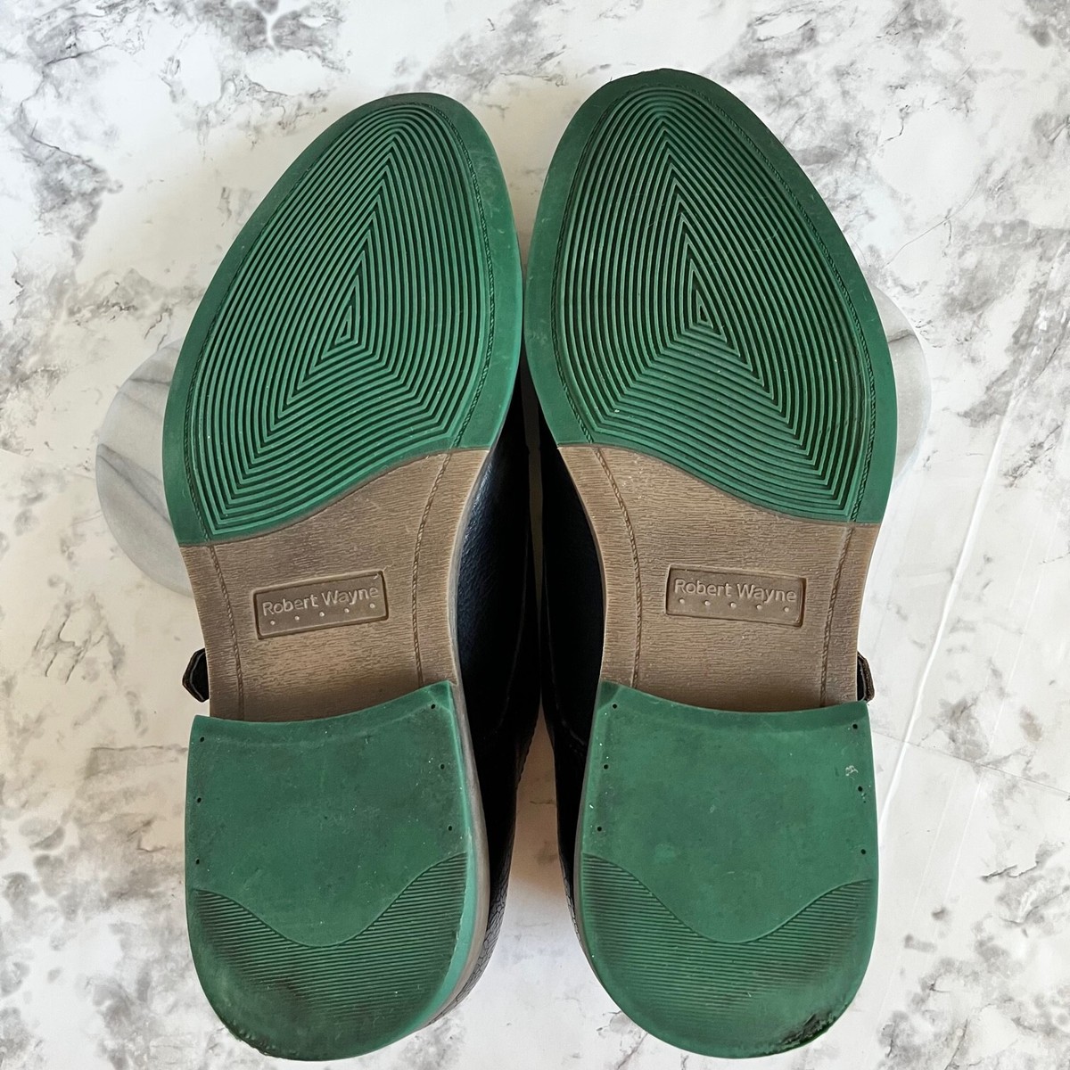 Robert Wayne Thane Distressed Black Leather Monk Strap Double Buckle Size 13D Robert Wayne Thane Distressed Black Leather Monk Strap Men main image 2