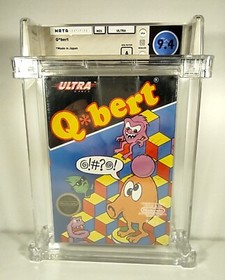 Q*bert New Nintendo NES Factory Sealed WATA Grade 9.4 A Mint Rare