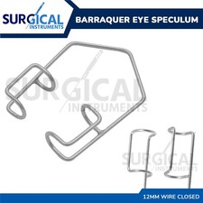 Barraquer Eye Speculum 12 mm wire closed ENT Surgical Instruments German Grade