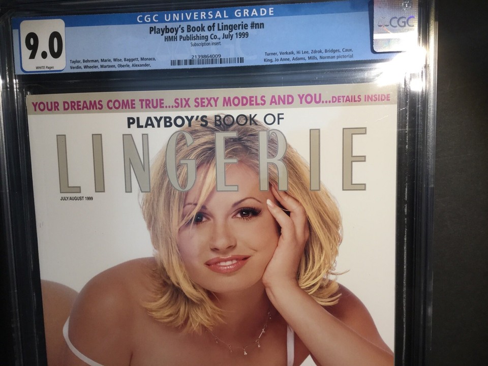 CGC Playboy Magazine CHRISTI TAYLOR Book Of Lingerie Model Of The Year