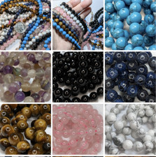 Natural Stone Beads 8mm Round Lot Mix Turquoise Rose Quartz Howlite 300 pcs