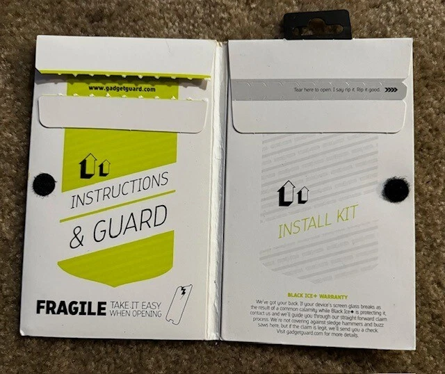 Gadget Guard (Black Ice+) Glass Screen Protector for iPhone Xs/X - Clear - Image 2 of 3