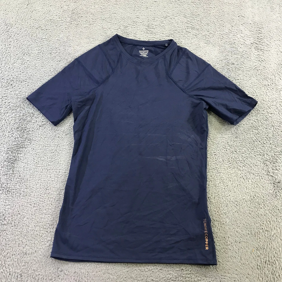 Tommie Copper Shirt Mens Medium Shoulder Centric Support Shirt Gym Workout Navy - Image 2 of 4