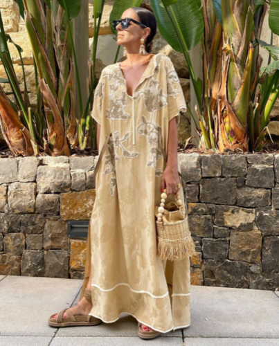 bohemian beaded dress