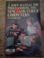 RARE Kids manual to Sinclair TIMEX Computers Book NOS