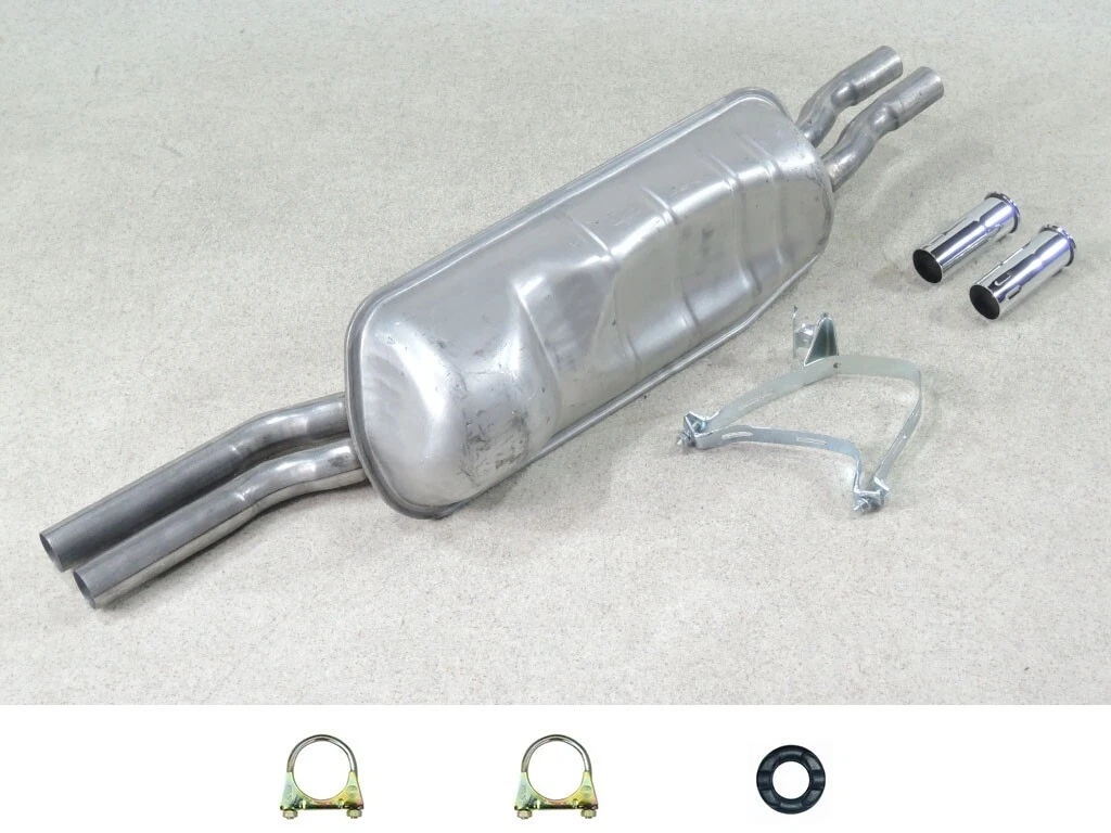 Auspuff Endtopf NEU für BMW 5er + 6er 528i + 535i + 635 CSI 82-87 