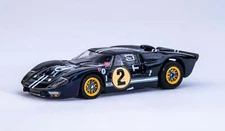 AFX Racing 22031 Ford GT Mark IIB #2 Sebring GT Mega G+ HO Scale Slot Car
