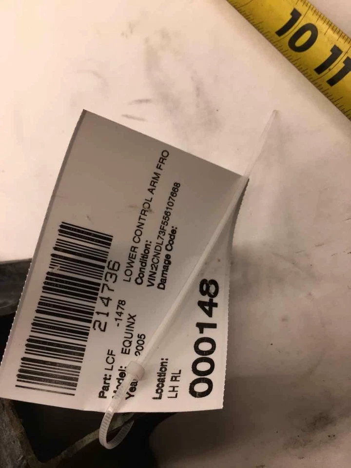 Chevrolet Equinox 2005-2009 brazo de control inferior conductor trasero izquierdo OEM bueno Foto 4 de 4