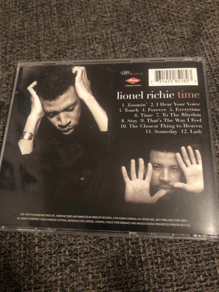 CD- Lionel Richie Time- Used Foto 2 de 2