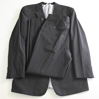 Wilke Rodriguez 42L 34x32 Black Wool Mens Jacket Pants Suit | eBay