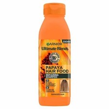 6 x Garnier Ultimate Blends Hair Food Papaya Shampoo 350ml 15.84 per litre