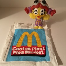 McDonald  s Adult Happy Meal Toy Rare Cactus Plant Flea Market Birdie Open Pkg