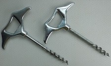 Vintage Corkscrew Bottle Openers x 2 Bartenders Retro Italy Kitchenalia Utensils
