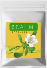 300 Capsules Brahmi Nature Bacopa Monnieri Leaves Improve Memory Anti-Stress