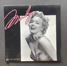 Marilyn Monroe 1990 Vintage Original Calendar 12 Photos large Format Rare