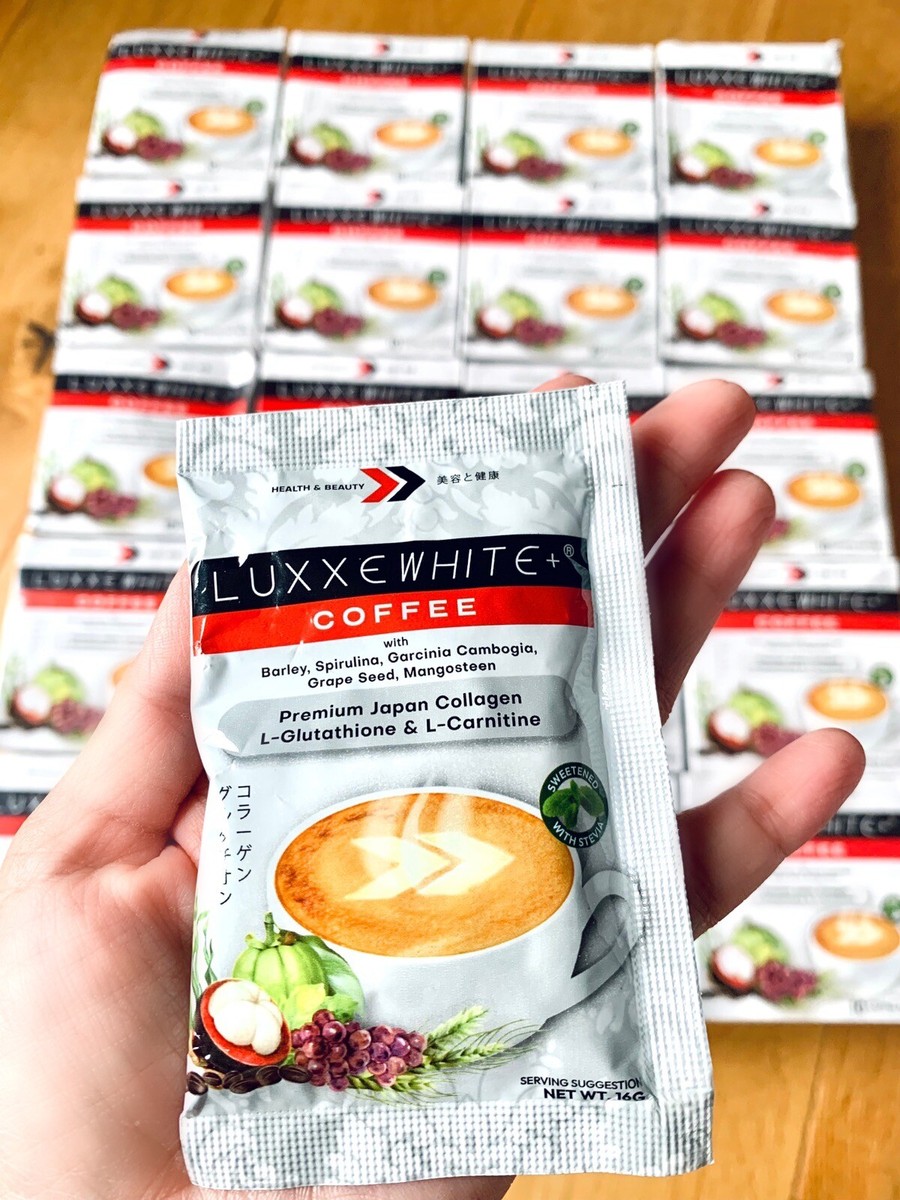 Luxxe White Coffee With Premium Japan Collagen, L-Glutathione And  L-Carnitine | eBay UK