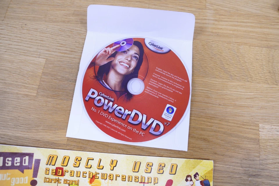 CYBERLINK PowerDVD v7 - CD | OVP | PRE-LOVED | VG+ - Bild 3 von 4