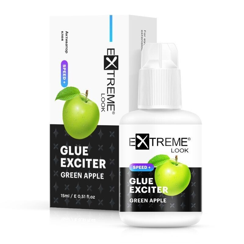 Attivatore di colla extension ciglia Extreme Look "Apple exciter", 15 ml