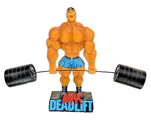 R4 Xtreme MAX Deadlift Figurine Bodybuilding Weightlifting Collectible