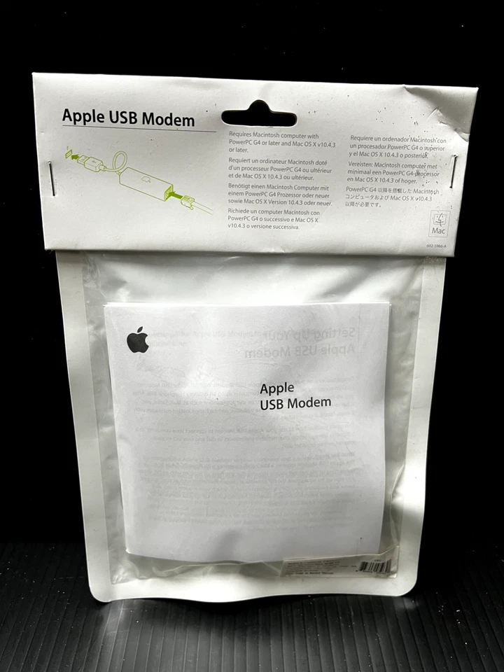 Apple USB Modem MA034Z/A New in sealed package. Vintage - Image 2 of 2