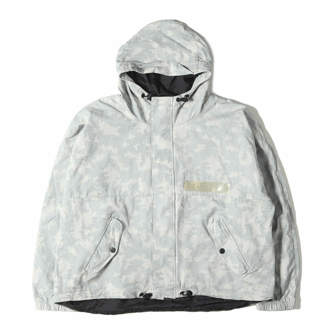 STUSSY Jacket Size: XL 00s Digi Camo Pattern Military Wide Hooded 