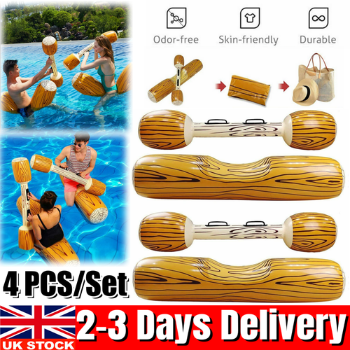 4Pcs Pool Joust Float Swim Game Toy Inflatable Gladiator Party Duel Battle UK eBay