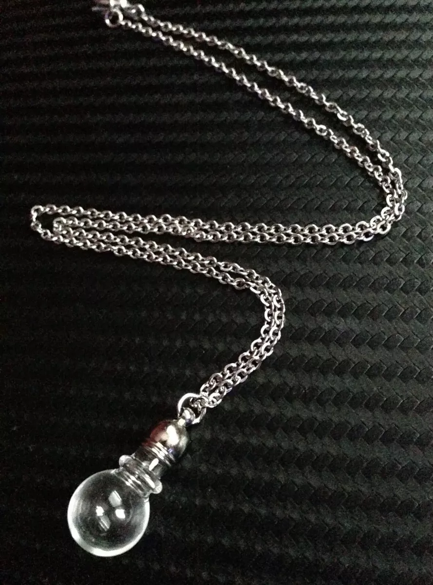 Fillable on sale vial necklace