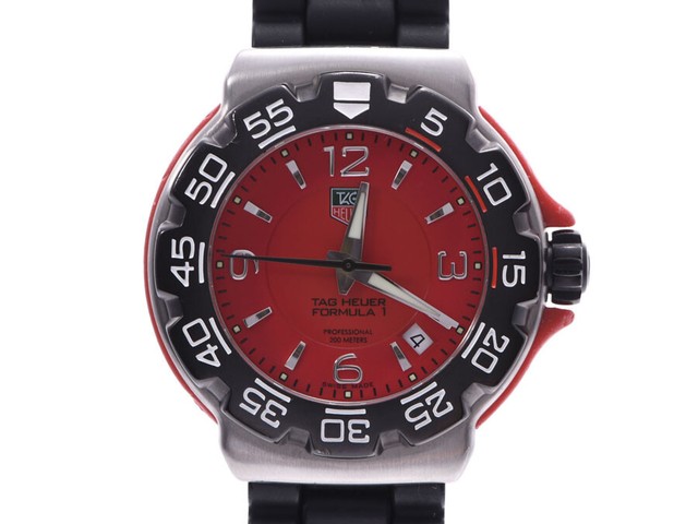 tag heuer formula 1 red dial