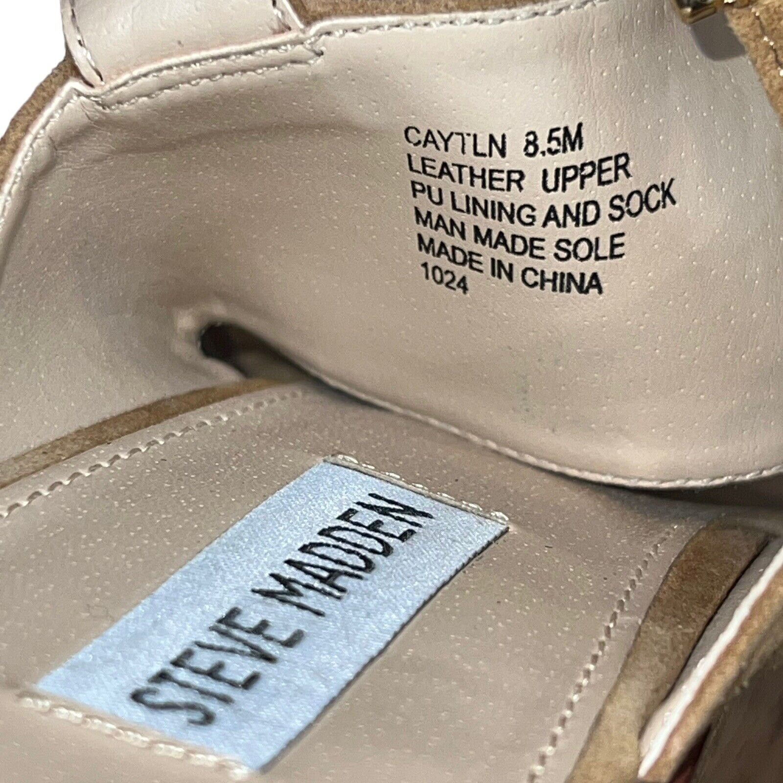 Steve Madden Sandal Woman 8.5 Chunky Platform Wed… - image 11