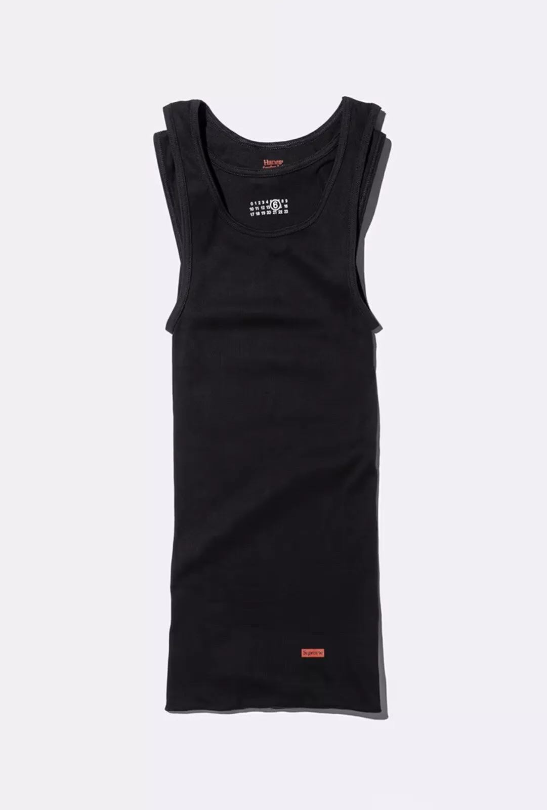Gilet Supreme x MM6 Margiela Hanes taille noire taille moyenne TOUT NEUF