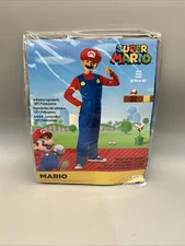Kids Disguise Super Mario Halloween Cosplay Costume Size S (4-6) New