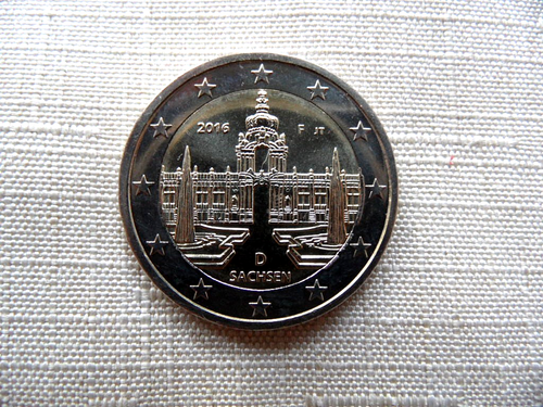 2 Euro Gedenkmünze Deutschland 2016 Sachsen Zwinger st - unz oder Zirkuliert vz - Bild 10 von 29