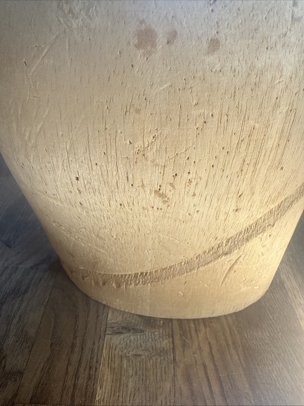 Vintage Millinery Balsa Wood Block Head Form Hatters