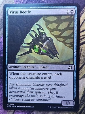 Virus Beetle 124 Common Edge of Eternities Magic: The Gathering MP