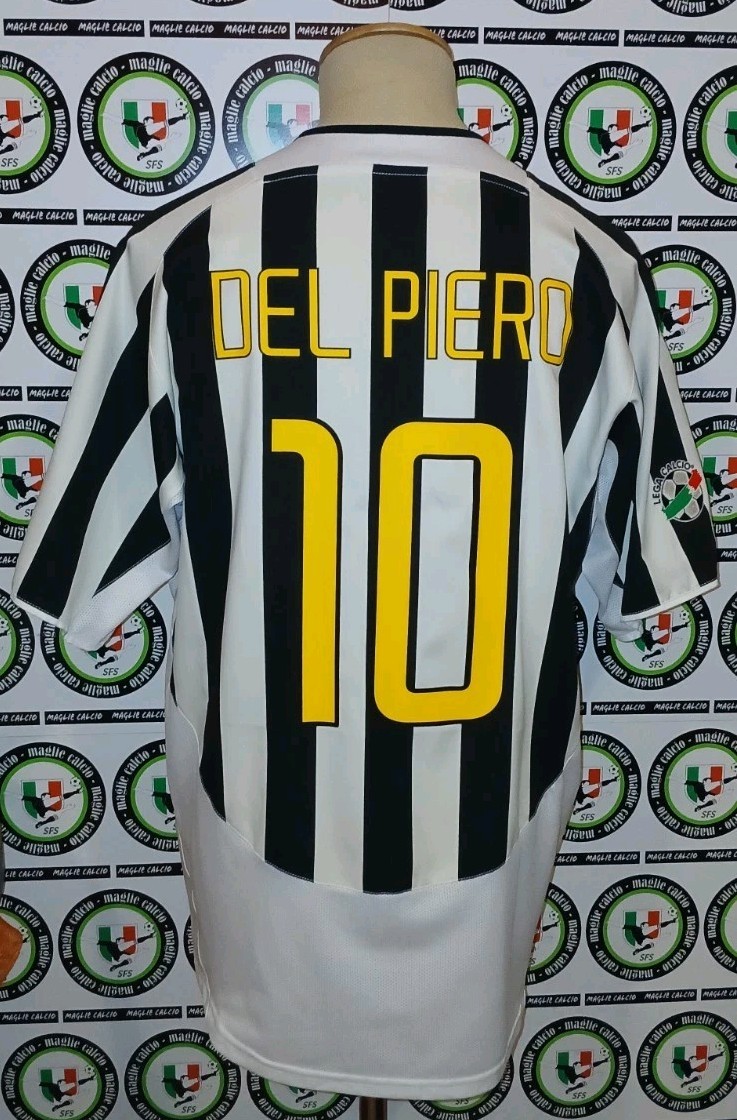 DEL PIERO JUVENTUS 2003/2004 SHIRT MAGLIA CALCIO FOOTBALL SOCCER JERSEY MAILLOT