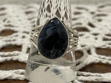 Sterling Silver and Pietersite Ring Size 10.2...