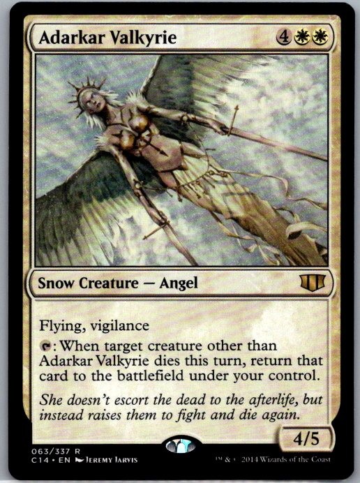#63 Adarkar Valkyrie Commander 2014 Rare