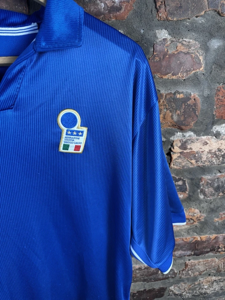 ITALY 1997 1998 HOME FOOTBALL SHIRT SOCCER JERSEY NIKE sz XL MEN VINTAGE  - Image 3 of 4