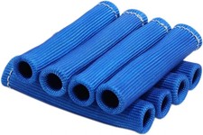 8pcs 2500 Degree Spark Plug Wire Boots Heat Shield Protector Sleeve Cover Comp