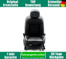 Opel Insignia A G09 Sitz Beifahrersitz Vorn rechts Leder Siena Schwarz Sportsitz